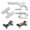 VGEBY Aluminum Alloy Motor Mount Base with Adjustable Bracket, Lightweight Design, Greater Stability, Balanced Driving, Suitable for 104001 1/10 RC Car (Silver) view 3