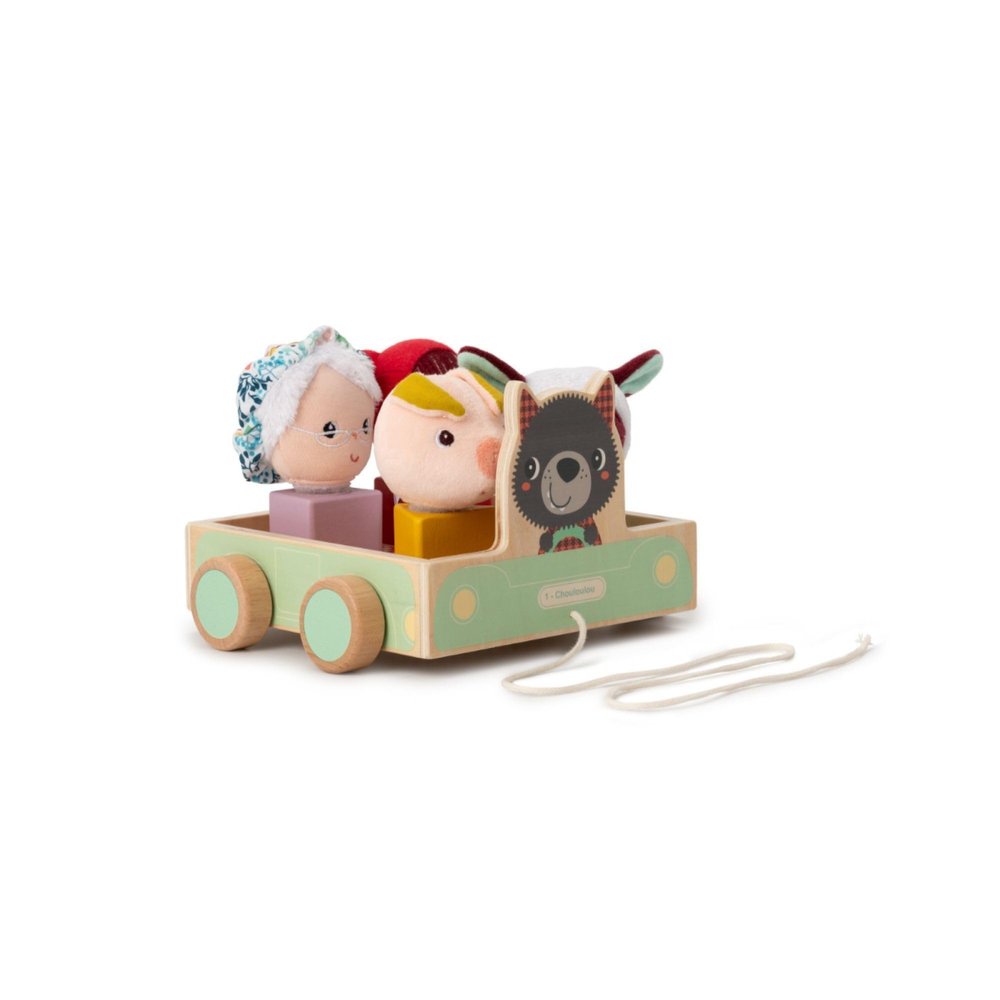 LILLIPUTIENS Pull and Shape Picnic Car