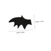 HONMEET 50pcs Black Felt Bat Wings for Halloween Crafts Costume Accessories Clip Embellishments for Parties and Creative Projects view 2