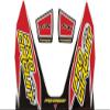 Pro Circuit DC22TI6-RED Ti-6 Exhaust Decal - Red view 1