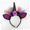 ABOOFAN 2pcs Horn Headband for Halloween Parties Lightweight Cosplay Accessory for Boys and Girls Comfortable and Design for Themed Celebrations and Dress-up Events view 2