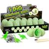 12-Pack Glow in The Dark Dinosaur Excavation Kit for Kids - Educational STEM Fossil Digging Egg Activity  Dig up & Discover Real Dino, Scientific Archaeology Set for Boys & Girls view 1