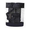 Toyvian Boys and Girls Mesh Tote Bag Foldable Beach Storage for Shells Toys Lightweight Beach Backpack for Teens Boy Girl Black view 1