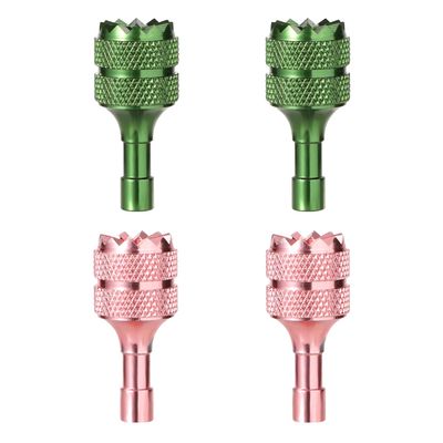4pcs Drone Control Sticks for DJI Mini 3 Pro DJI RC Smart Controller, Drone Remote Joysticks Detachable Thumb Rocker Replacement Drone Controller Sticks (Pink Green)