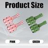 4pcs Drone Control Sticks for DJI Mini 3 Pro DJI RC Smart Controller, Drone Remote Joysticks Detachable Thumb Rocker Replacement Drone Controller Sticks (Pink Green) view 2