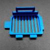 BrewJa 1 PCS Compatible with Mini-Z AWD MA020 Rc Car Motor Heat Sink Radiator Metal Upgrade Part Servo Accessories (Color : C3-4 Blue) view 1