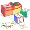 Godery DIY Education Playing Game Dice, Pocket Cubes for Teaching (Set of 2) view 1