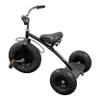 Gener8 Deluxe Tricycle for Kids Durable Steel Frame Inflatable Rubber Tires Adjustable Seat Perfect for Toddlers Ages 3-7 Black Promotes Balance Coordination & Independence view 2
