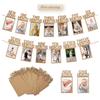 1st Birthday Photo Banner for Baby from Newborn to 12 Months, First Birthday Decorations for Boys or Girls, Pre-Strung One Year Old Photo Banner with Frame, Monthly Milestones Garland (Kraft) view 1