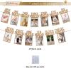 1st Birthday Photo Banner for Baby from Newborn to 12 Months, First Birthday Decorations for Boys or Girls, Pre-Strung One Year Old Photo Banner with Frame, Monthly Milestones Garland (Kraft) view 3