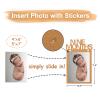 1st Birthday Photo Banner for Baby from Newborn to 12 Months, First Birthday Decorations for Boys or Girls, Pre-Strung One Year Old Photo Banner with Frame, Monthly Milestones Garland (Kraft) view 4