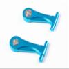 BrewJa Aluminum TT-02 Front Rear Upper Lower Suspension Arm Set Compatible with RC Car Tamiya TT02 (Color : Front Upper Arm Blue) view 1