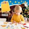 Remerry 33 Pcs Birth of Jesus Felt Figures Nativity Felt Stories Birth of Baby Jesus Precut Felt Figures Felt Bible Characters Flannel Board Stories for Kids Classroom Christmas Supplies(Cute) view 4