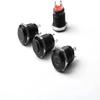 12mm Waterproof Oxidized Black Metal Button Switch with LED Lamp Momentary Latching PC Power Switch 3V 5V 6V 12V 24V 220V view 4