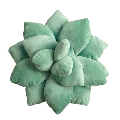 3D Succulent Cactus,Cute Succulents Pillow,Green Plant Throw Pillows Flower Shaped Pillow,Cactus Decor Pillow,Stuffed Plant Plush Pillows,Novelty Plush Cushion for Home Room Decor ( Color : Color 1 ,