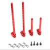 BrewJa TT-02 Metal Front Rear Body Holder Kit Compatible with Tamiya TT02 (Color : Red) view 1