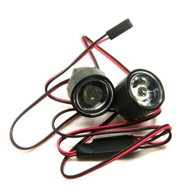 for 1:10 RC Mode RC Car Upgrade RC Car L-E-D Light 1W/3W Night Navigation Searchlight Signal Headlight Flashing Lamp Modification Accessories (Color : 3w)