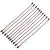 BrewJa 10pcs Servo Cable Male to Male Servo Extension Lead Cables RC Touch Wire 100mm 200MM 300MM 500MM for JR Futaba Helicopter RC Toy (Color : 10cm) view 3