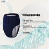 EEOST Adult Reusable Swim Diapers Special Needs Swimwear for Incontinence Cloth Diaper Covers Waterproof,Leakproof, Unisex (Navy, L) view 2