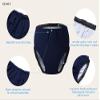 EEOST Adult Reusable Swim Diapers Special Needs Swimwear for Incontinence Cloth Diaper Covers Waterproof,Leakproof, Unisex (Navy, L) view 3
