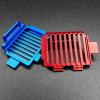 BrewJa 1 PCS Compatible with Mini-Z AWD MA020 Rc Car Motor Heat Sink Radiator Metal Upgrade Part Servo Accessories (Color : C3-3 Red) view 3