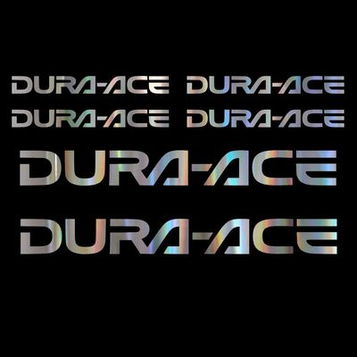 for DURA-ACE Stickers - Mountain Bike Bike Mount Adhesive Stickers (Gray)
