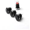 12mm Waterproof Oxidized Black Metal Button Switch with LED Lamp Momentary Latching PC Power Switch 3V 5V 6V 12V 24V 220V view 4