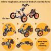 Vehicles Ride on Car/Go Karting Car, Modular Electric Innovation Kart with High-Strength Material, Over 20 Kinds of Assembly Methods for 5-18 Years Old (Electric) view 3