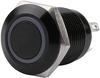 12mm Waterproof Oxidized Black Metal Button Switch with LED Lamp Momentary Latching PC Power Switch 3V 5V 6V 12V 24V 220V view 1