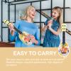 YOLOPLUS+ Kids Toy Ukulele, Kids Guitar Musical Toy,17 Inch 4 Steel Strings, with Pick, Play Early Educational Learning Musical Instrument Gift for Preschool Children (Yellow) view 2