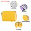 Elonbo Carrying Case for G350/ RG35XX Pro/ RG40XXV/ RG406V/ RG405V Retro Handheld Game Console, GiipGoop/ Voacle/ Anbernic Video Gaming Console Travel Storage Bag, Linux System Games Holder, Yellow view 4