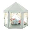 Monobeach Princess Tent Girls Celadon Large Playhouse Kids Castle Play Tent with Star Lights Gift Toy for Children Indoor and Outdoor Games, 55'' x 53'' (DxH) view 1