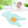 Clean Rinse Bather, Portable Baby Bath Support for Home and Travel, Infant Bathtub Showerfor Use on The Counter, in The Sink or in The Bathtub (Blue) view 2