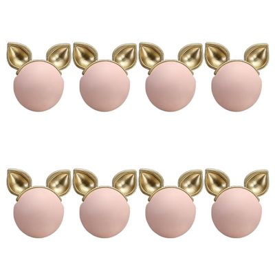 Set of 8, Single Hole Drawer Knobs Ceramic Drawer Handle Door Handle Cabinet Handles for Closet Dresser Furniture Handles Animal Drawer Pull Children Handle Kids Room Furniture Hardware