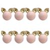 Set of 8, Single Hole Drawer Knobs Ceramic Drawer Handle Door Handle Cabinet Handles for Closet Dresser Furniture Handles Animal Drawer Pull Children Handle Kids Room Furniture Hardware view 1
