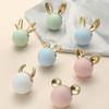 Set of 8, Single Hole Drawer Knobs Ceramic Drawer Handle Door Handle Cabinet Handles for Closet Dresser Furniture Handles Animal Drawer Pull Children Handle Kids Room Furniture Hardware view 3