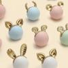 Set of 8, Single Hole Drawer Knobs Ceramic Drawer Handle Door Handle Cabinet Handles for Closet Dresser Furniture Handles Animal Drawer Pull Children Handle Kids Room Furniture Hardware view 4