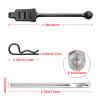 10PCS AllinRC RC Body Clips with Pull Tabs & 2.5mm Body Reamer Universal 1/24 1/28 1/36 Scale RC Clips Upgrades for Axial SCX24 Deadbolt C10 Gladiator Kyosho Mini-Z Wltoys K969 K989 (0.7mm Rod) view 2