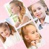 ERDOGLY Clip on Earrings for Girls, 10 Pairs Kids Clip on Earrings, Cute Toddler Earring Party Favor, Dangle Stick on Earring for Little Girls Pretend Princess Play Dress up Jewelry Gift Set view 2