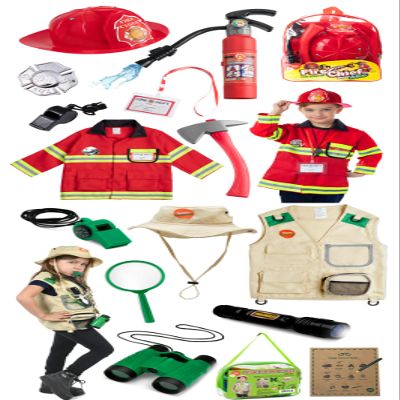 Born Toys Toddler Dress Up Clothes for Little Girls & Boys Ages 3-7, Washable Kids Costumes