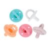 Nuby Silicone Softees Pacifier and Teethers - (5-Pack) Silicone Baby Pacifiers and Teethers - 0+ Months - Assorted Pastel Colors view 1