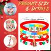Batiyeer 40 Pcs Bracelets for Women Stretch Stackable Surfer Heishi Colorful Friendship Bead Bracelets Adjustable Clay Festive Jewelry Party Favors Gift(Festival) view 4
