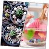 ibasenice 60pcs Colorful Glass Decorative Glass Ornaments for Fish Tank Marbles for Boys and Girls and Home Decor Smooth Texture Random Colors for Family and Friends view 4