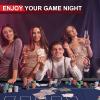 RAYKEEP Poker Table Foldable (Black-84) view 4