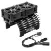 OGRC Dual 30mm RC Cooling Fans 27000 RPM RC Car Motor Heatsink with Metal Cover 4068 4274 Brushless Motor Heatsink for 1/7 1/8 40mm 42mm Diameter Size RC Brushless Motor view 1