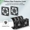 OGRC Dual 30mm RC Cooling Fans 27000 RPM RC Car Motor Heatsink with Metal Cover 4068 4274 Brushless Motor Heatsink for 1/7 1/8 40mm 42mm Diameter Size RC Brushless Motor view 3
