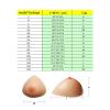 ALKANI Silicone Breast Inserts Clear Silicone Breast Pads Fake Boobs Breast Enhancer Suitable for Mastectomy Bikini Weddings Dress (Color : Natural, Size : HH) view 2