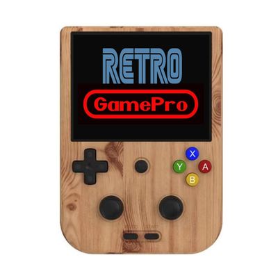RG405V Retro Handheld Game, Android 12 Built-in 128G TF Card,4 inch IPS Touch Screen with Game Front-end,RG405V Supports 5G WiFi Bluetooth 5.0 Capable of Over 20 Game formats (Wood Grain)