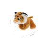 Abaodam Animal Slap Bracelet Tiger Slap Bracelet Plush Stuffed Animal Hugger Snap Wrist Band for Kids Birthday Party view 2