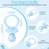 36 Plastic Pacifiers for Baby Shower Game, 2.75 Inch Baby Shower Pacifiers for Decoration DIY, Gender Reveal Party Table Scatter/Party Favors(Blue) view 2